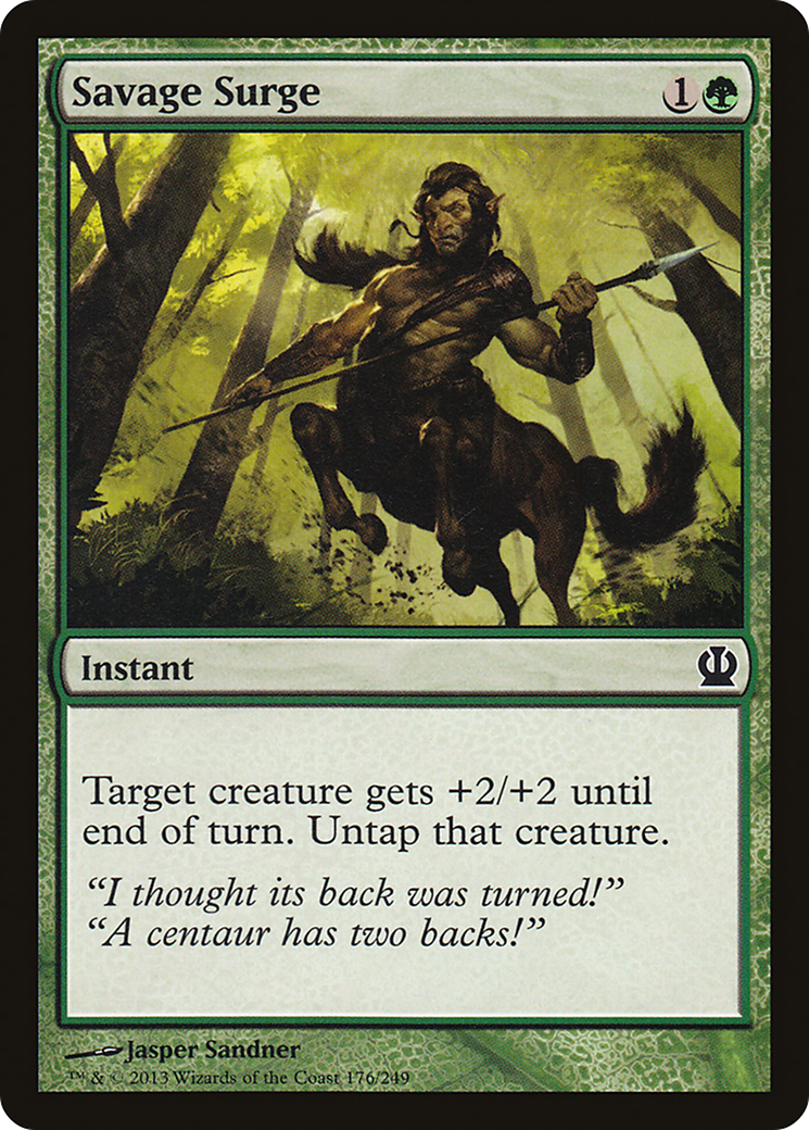 Savage Surge (THS-176) - Theros - Premium MTG Single from Wizards of the Coast - Just $0.25! Shop now at Game Crave Tournament Store