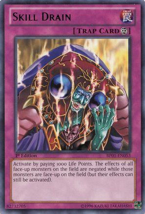 Skill Drain (BP01-EN053) - Battle Pack: Epic Dawn Unlimited - Premium Yugioh Single from Konami - Just $0.71! Shop now at Game Crave Tournament Store