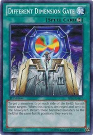 Different Dimension Gate (BP01-EN077) - Battle Pack: Epic Dawn Unlimited - Premium Yugioh Single from Konami - Just $0.25! Shop now at Game Crave Tournament Store