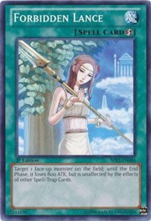 Forbidden Lance (BP01-EN084) - Battle Pack: Epic Dawn 1st Edition - Premium Yugioh Single from Konami - Just $0.37! Shop now at Game Crave Tournament Store
