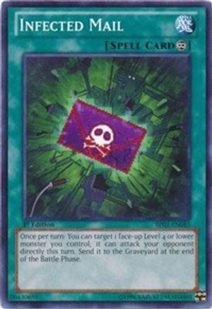 Infected Mail (BP01-EN085) - Battle Pack: Epic Dawn 1st Edition - Premium Yugioh Single from Konami - Just $0.08! Shop now at Game Crave Tournament Store