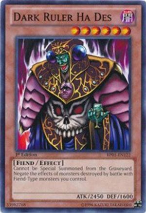 Dark Ruler Ha Des (BP01-EN122) - Battle Pack: Epic Dawn Unlimited - Premium Yugioh Single from Konami - Just $0.52! Shop now at Game Crave Tournament Store
