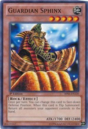 Guardian Sphinx (BP01-EN130) - Battle Pack: Epic Dawn 1st Edition - Premium Yugioh Single from Konami - Just $0.42! Shop now at Game Crave Tournament Store