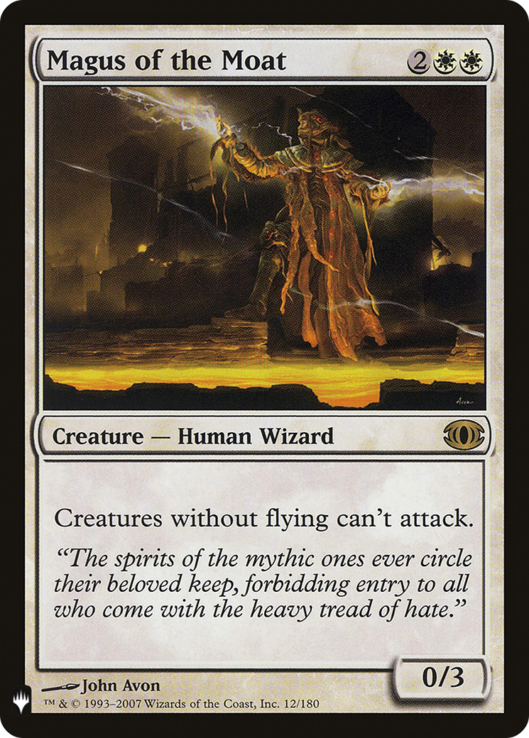 Magus of the Moat (MB1-170) - Mystery Booster - Premium MTG Single from Wizards of the Coast - Just $5.03! Shop now at Game Crave Tournament Store