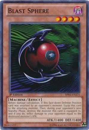 Blast Sphere (BP01-EN175) - Battle Pack: Epic Dawn 1st Edition - Premium Yugioh Single from Konami - Just $0.25! Shop now at Game Crave Tournament Store