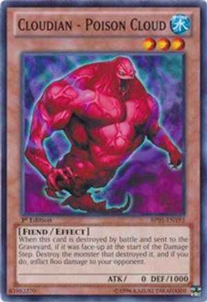 Cloudian - Poison Cloud (BP01-EN193) - Battle Pack: Epic Dawn 1st Edition - Premium Yugioh Single from Konami - Just $0.25! Shop now at Game Crave Tournament Store