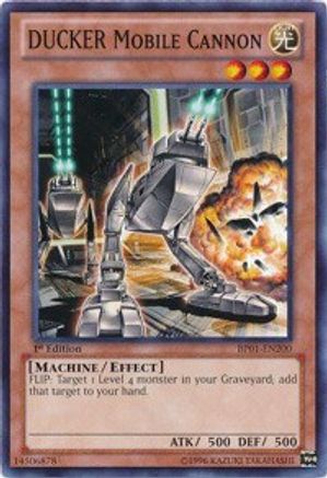 DUCKER Mobile Cannon (BP01-EN200) - Battle Pack: Epic Dawn 1st Edition - Premium Yugioh Single from Konami - Just $0.25! Shop now at Game Crave Tournament Store