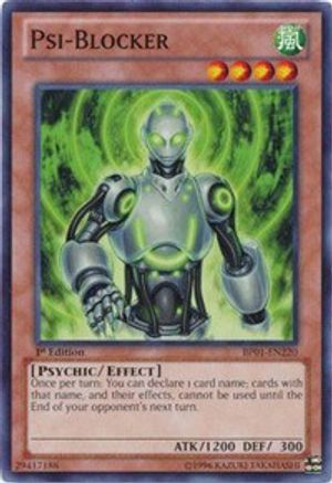 Psi-Blocker (BP01-EN220) - Battle Pack: Epic Dawn Unlimited - Premium Yugioh Single from Konami - Just $0.38! Shop now at Game Crave Tournament Store