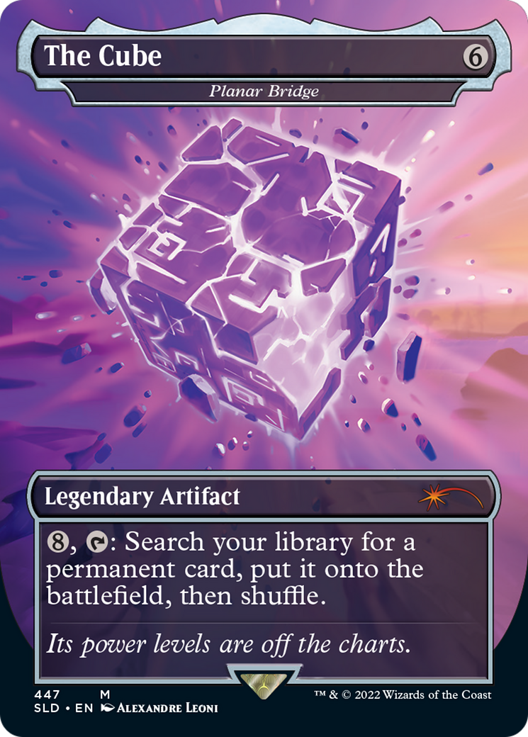 Planar Bridge (SLD-447) - Secret Lair Drop / The Cube (Borderless) - Premium MTG Single from Wizards of the Coast - Just $1.38! Shop now at Game Crave Tournament Store