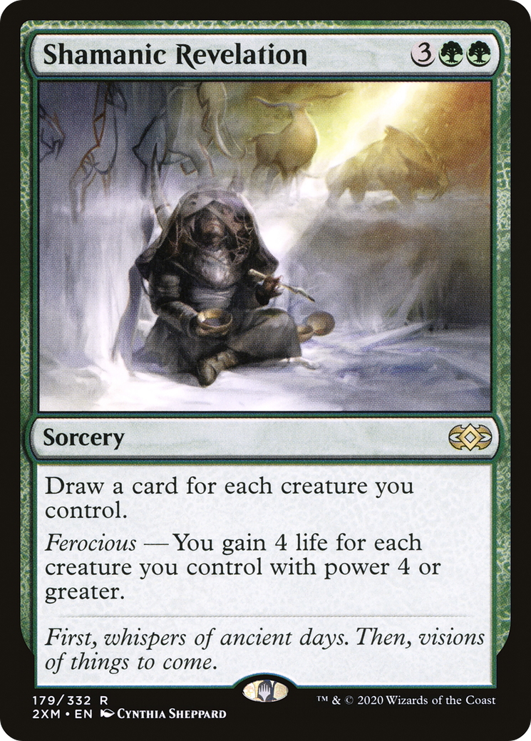 Shamanic Revelation (2XM-179) - Double Masters Foil - Premium MTG Single from Wizards of the Coast - Just $0.35! Shop now at Game Crave Tournament Store