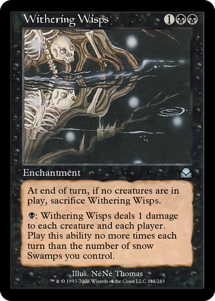 Withering Wisps (ME2-114) - Masters Edition II Foil - Premium MTG Single from Wizards of the Coast - Just $0! Shop now at Game Crave Tournament Store