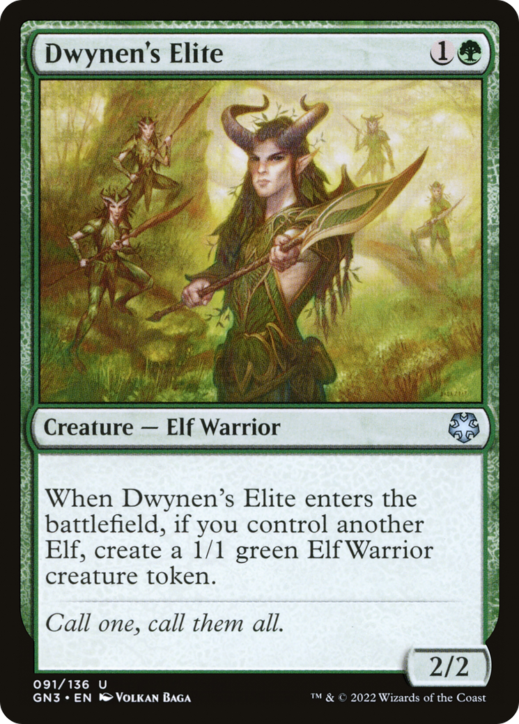 Dwynen's Elite (GN3-091) - Game Night: Free-for-All - Premium MTG Single from Wizards of the Coast - Just $0.08! Shop now at Game Crave Tournament Store
