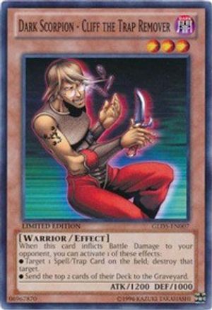 Dark Scorpion - Cliff the Trap Remover (GLD5-EN007) - Gold Series: Haunted Mine Limited - Premium Yugioh Single from Konami - Just $0.37! Shop now at Game Crave Tournament Store