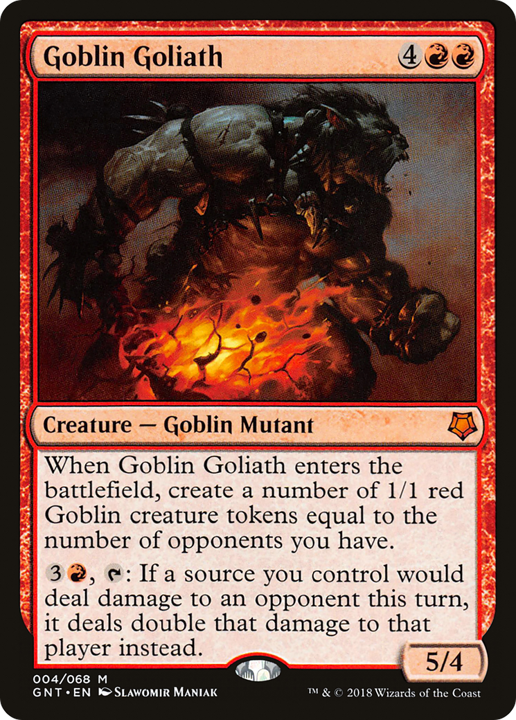 Goblin Goliath (GNT-004) - Game Night - Premium MTG Single from Wizards of the Coast - Just $2.50! Shop now at Game Crave Tournament Store
