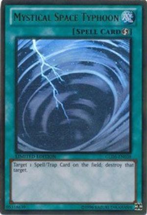 Mystical Space Typhoon (GLD5-EN038) - Gold Series: Haunted Mine Limited - Premium Yugioh Single from Konami - Just $5.18! Shop now at Game Crave Tournament Store