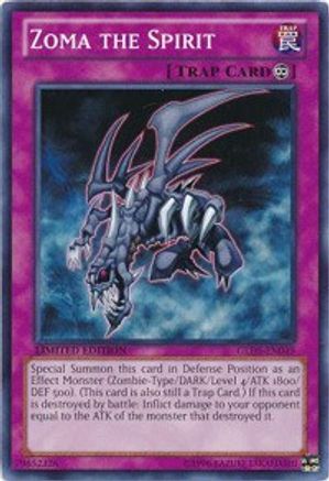 Zoma the Spirit (GLD5-EN049) - Gold Series: Haunted Mine Limited - Premium Yugioh Single from Konami - Just $0.37! Shop now at Game Crave Tournament Store