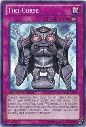 Tiki Curse (GLD5-EN053) - Gold Series: Haunted Mine Limited - Premium Yugioh Single from Konami - Just $0.25! Shop now at Game Crave Tournament Store