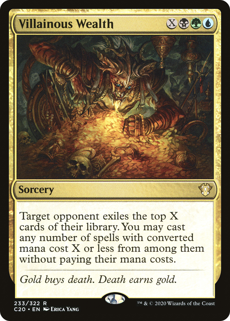 Villainous Wealth (C20-233) - Commander 2020 - Premium MTG Single from Wizards of the Coast - Just $0.13! Shop now at Game Crave Tournament Store