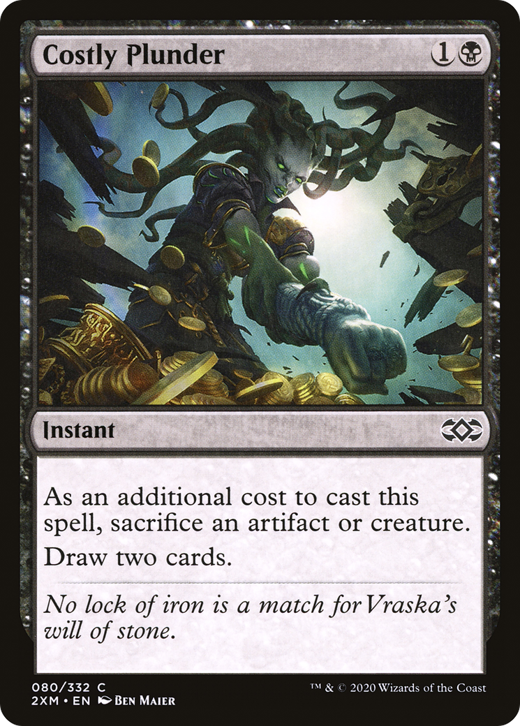 Costly Plunder (2XM-080) - Double Masters - Premium MTG Single from Wizards of the Coast - Just $0.08! Shop now at Game Crave Tournament Store