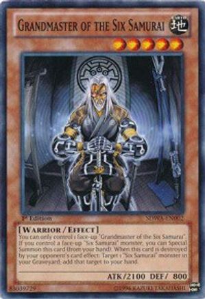 Grandmaster of the Six Samurai (SDWA-EN002) - Structure Deck: Samurai Warlords 1st Edition - Premium Yugioh Single from Konami - Just $0.30! Shop now at Game Crave Tournament Store