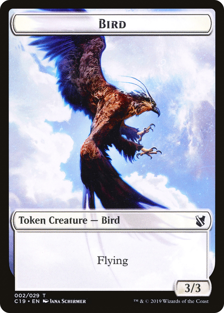 Bird (TC19-002) - Commander 2019 Tokens - Premium MTG Single from Wizards of the Coast - Just $0! Shop now at Game Crave Tournament Store