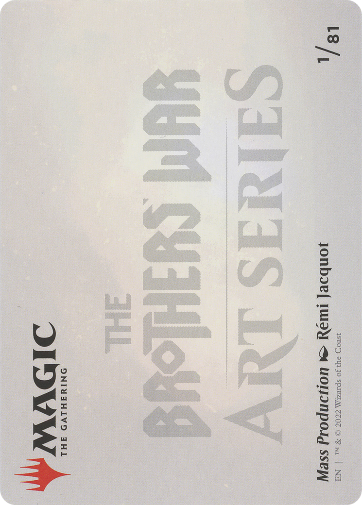 Mass Production // Mass Production (ABRO-001) - The Brothers' War Art Series (Borderless) - Premium MTG Single from Wizards of the Coast - Just $0! Shop now at Game Crave Tournament Store