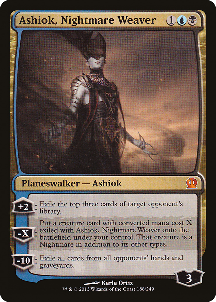 Ashiok, Nightmare Weaver (THS-188) - Theros - Premium MTG Single from Wizards of the Coast - Just $1.26! Shop now at Game Crave Tournament Store