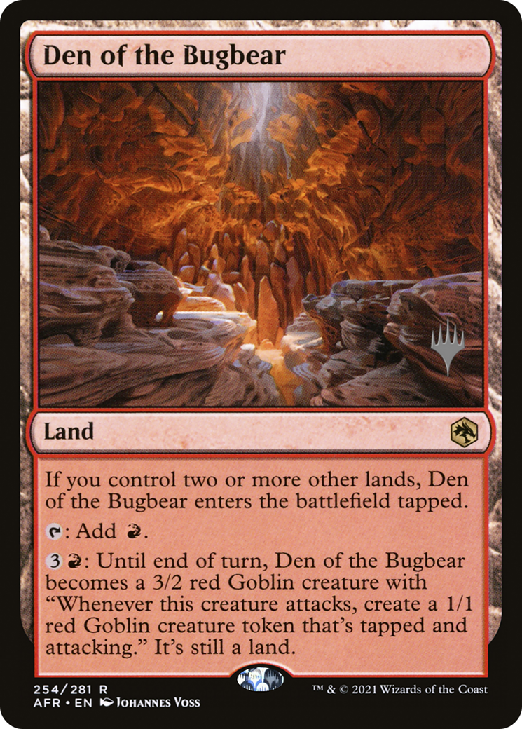 Den of the Bugbear (PAFR-254P) - Adventures in the Forgotten Realms Promos - Premium MTG Single from Wizards of the Coast - Just $4.04! Shop now at Game Crave Tournament Store