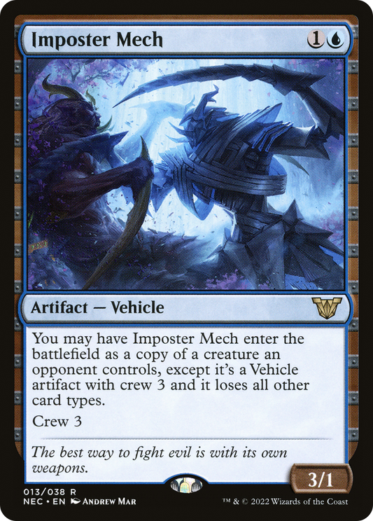 Imposter Mech (NEC-013) - Neon Dynasty Commander - Premium MTG Single from Wizards of the Coast - Just $0.35! Shop now at Game Crave Tournament Store