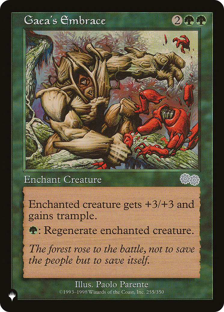 Gaea's Embrace (PLIST-929) - The List - Premium MTG Single from Wizards of the Coast - Just $0.25! Shop now at Game Crave Tournament Store
