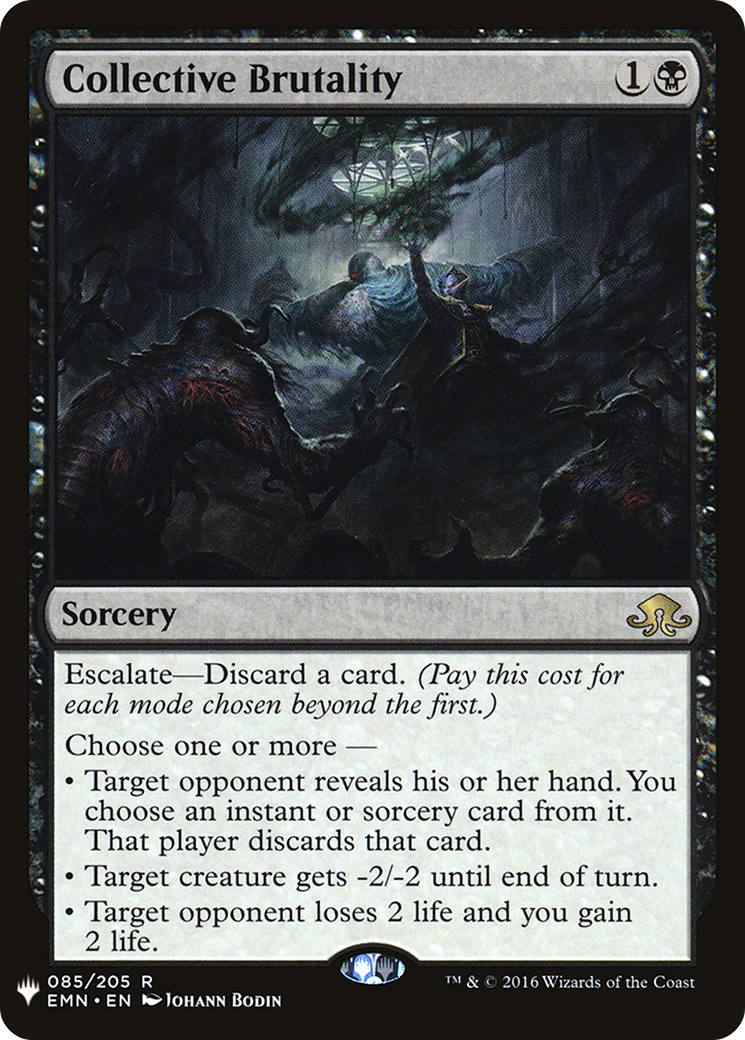 Collective Brutality (MB1-600) - Mystery Booster - Premium MTG Single from Wizards of the Coast - Just $0.13! Shop now at Game Crave Tournament Store