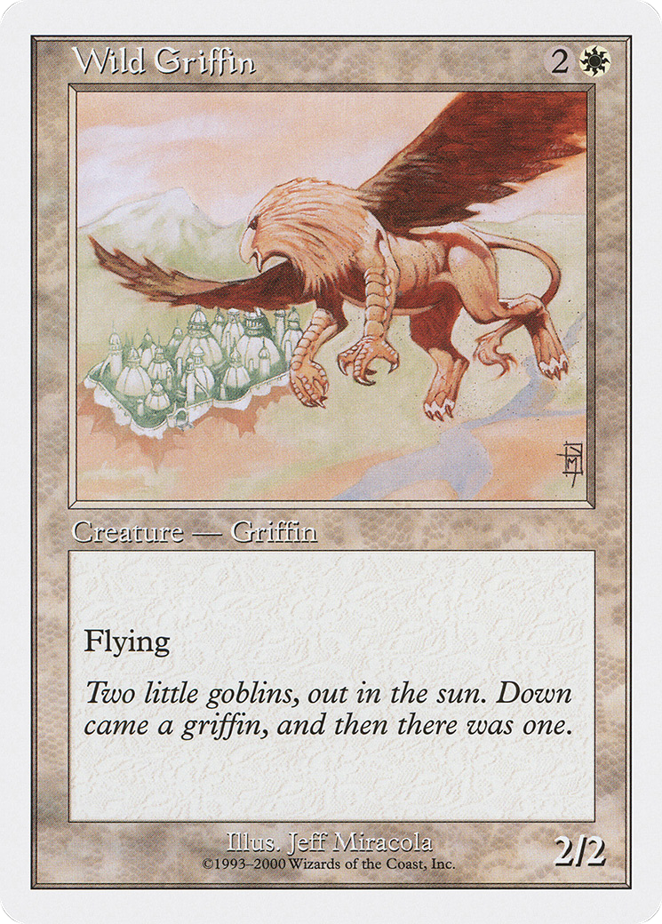 Wild Griffin (S00-011) - Starter 2000 - Premium MTG Single from Wizards of the Coast - Just $0.08! Shop now at Game Crave Tournament Store