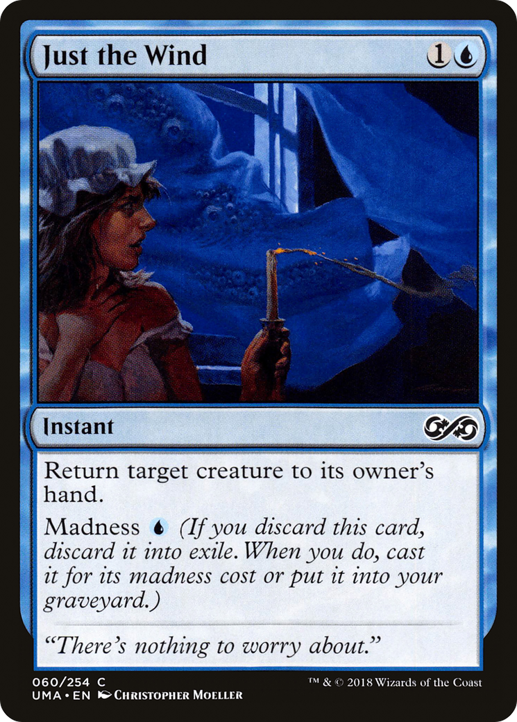 Just the Wind (UMA-060) - Ultimate Masters Foil - Premium MTG Single from Wizards of the Coast - Just $0.08! Shop now at Game Crave Tournament Store