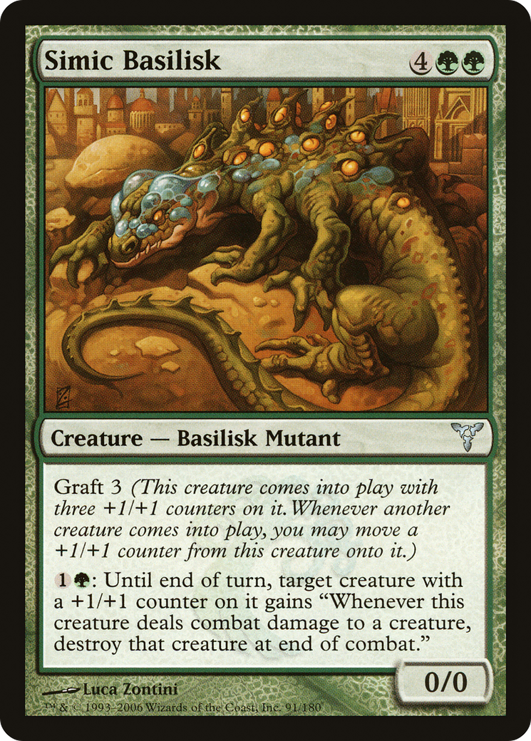 Simic Basilisk (DIS-091) - Dissension Foil - Premium MTG Single from Wizards of the Coast - Just $0.25! Shop now at Game Crave Tournament Store