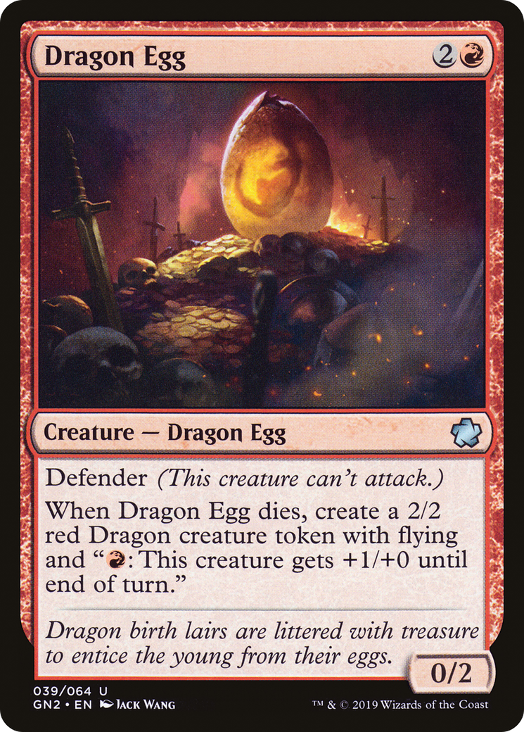 Dragon Egg (GN2-039) - Game Night 2019 - Premium MTG Single from Wizards of the Coast - Just $0.08! Shop now at Game Crave Tournament Store