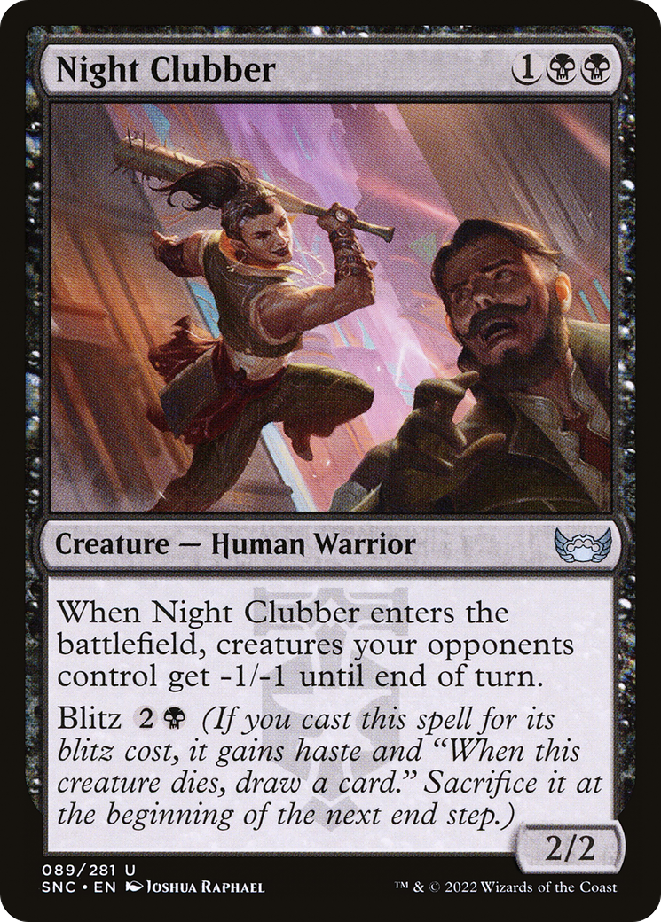 Night Clubber (SNC-089) - Streets of New Capenna Foil - Premium MTG Single from Wizards of the Coast - Just $0.08! Shop now at Game Crave Tournament Store