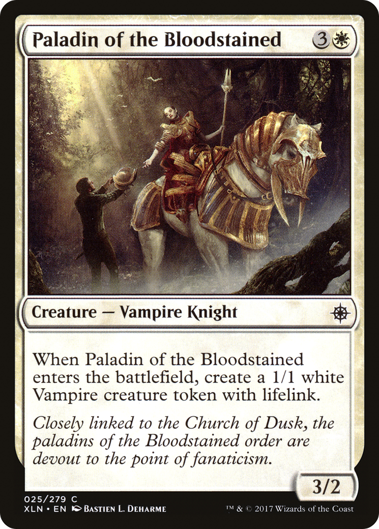Paladin of the Bloodstained (XLN-025) - Ixalan Foil - Premium MTG Single from Wizards of the Coast - Just $0.12! Shop now at Game Crave Tournament Store