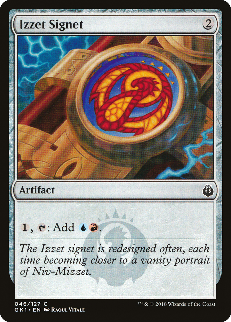 Izzet Signet (GK1-046) - GRN Guild Kit - Premium MTG Single from Wizards of the Coast - Just $0.10! Shop now at Game Crave Tournament Store