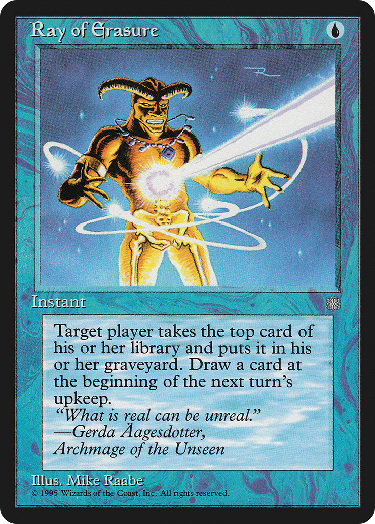 Ray of Erasure (ICE-093) - Ice Age - Premium MTG Single from Wizards of the Coast - Just $0.08! Shop now at Game Crave Tournament Store