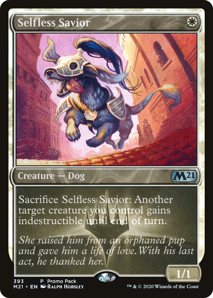Selfless Savior (M21-393) - Core Set 2021 - Premium MTG Single from Wizards of the Coast - Just $0.23! Shop now at Game Crave Tournament Store
