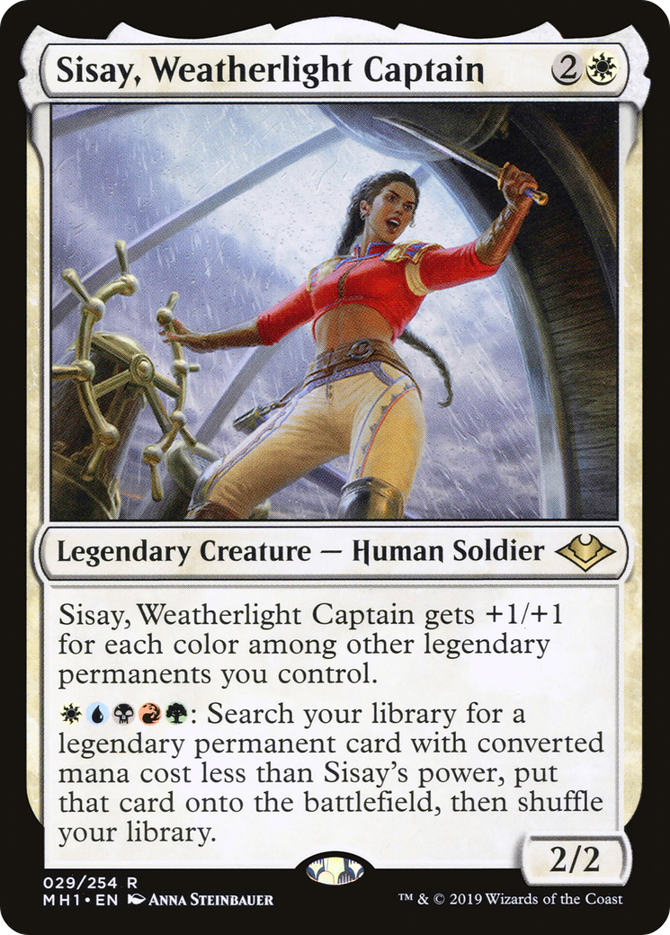 Sisay, Weatherlight Captain (MH1-029) - Modern Horizons Foil - Premium MTG Single from Wizards of the Coast - Just $6.23! Shop now at Game Crave Tournament Store