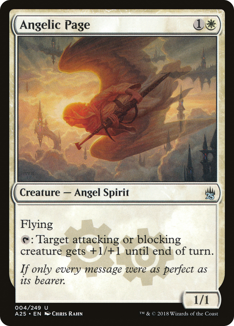 Angelic Page (A25-004) - Masters 25 - Premium MTG Single from Wizards of the Coast - Just $0.25! Shop now at Game Crave Tournament Store