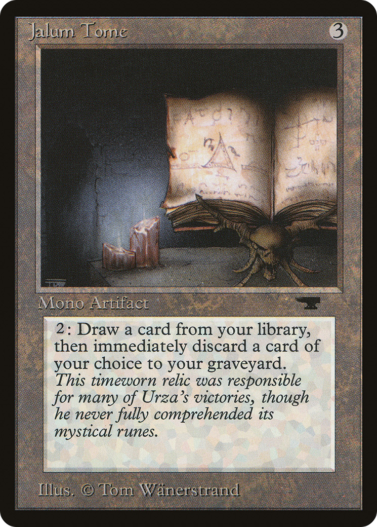 Jalum Tome (ATQ-054) - Antiquities - Premium MTG Single from Wizards of the Coast - Just $2.18! Shop now at Game Crave Tournament Store
