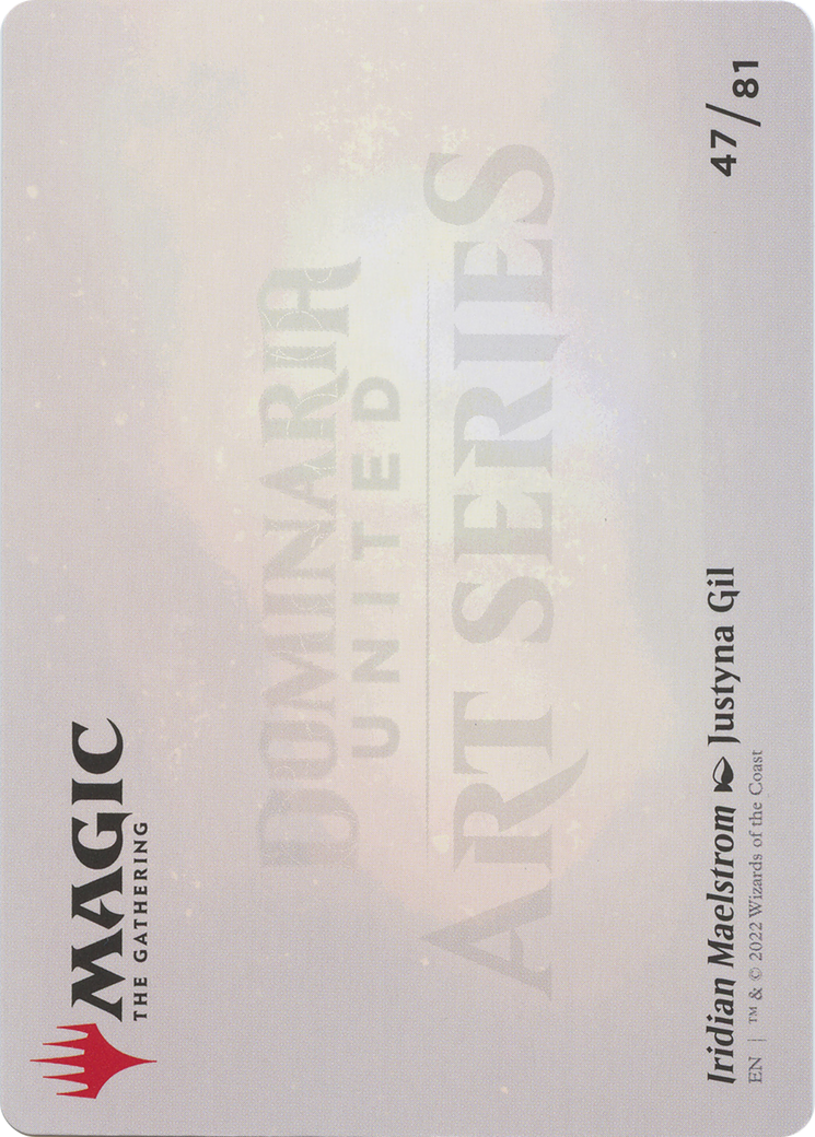 Iridian Maelstrom // Iridian Maelstrom (ADMU-047) - Dominaria United Art Series (Borderless) Foil - Premium MTG Single from Wizards of the Coast - Just $0! Shop now at Game Crave Tournament Store