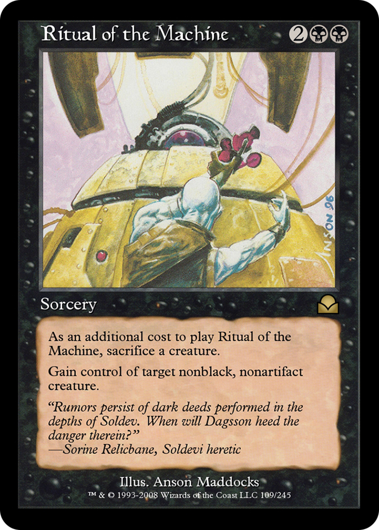 Ritual of the Machine (ME2-109) - Masters Edition II Foil - Premium MTG Single from Wizards of the Coast - Just $0! Shop now at Game Crave Tournament Store