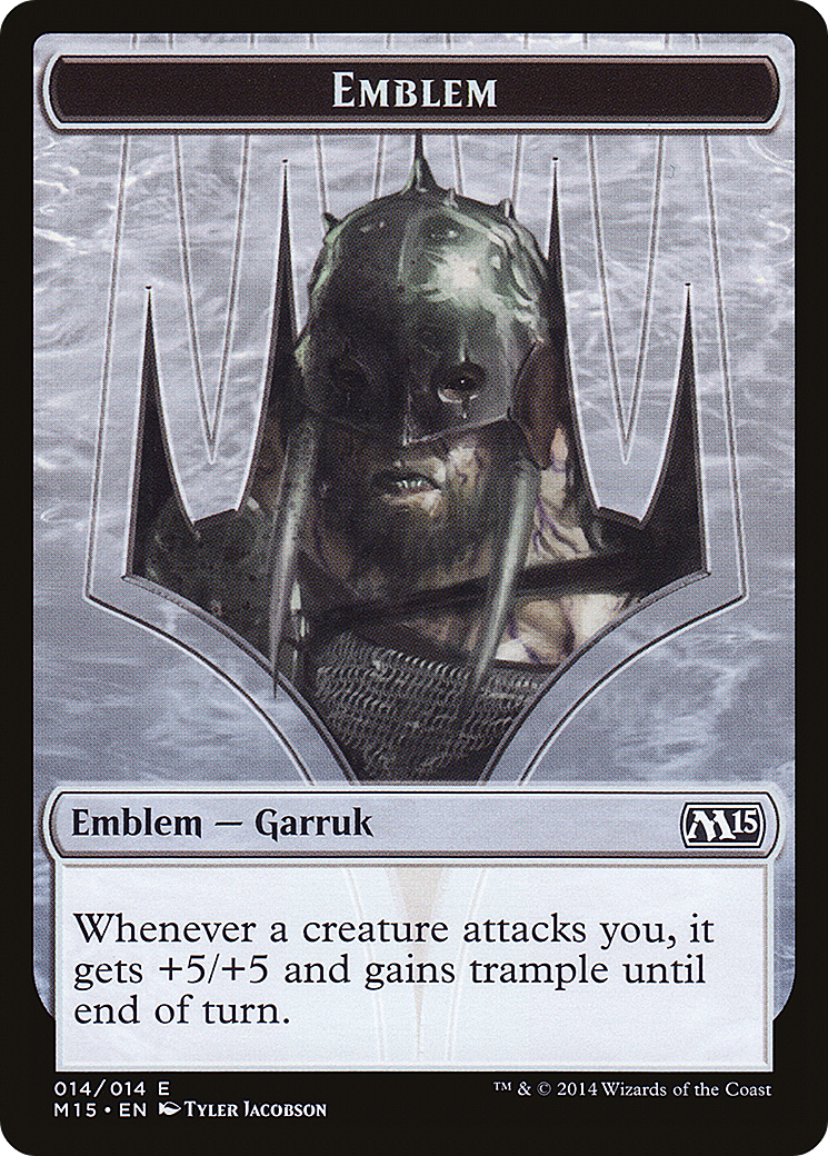 Garruk, Apex Predator Emblem (TM15-014) - Magic 2015 Tokens - Premium MTG Single from Wizards of the Coast - Just $0.63! Shop now at Game Crave Tournament Store