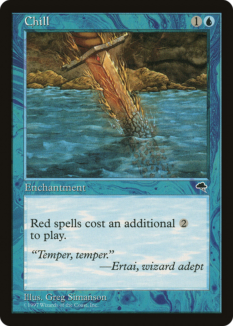 Chill (TMP-056) - Tempest - Premium MTG Single from Wizards of the Coast - Just $0.35! Shop now at Game Crave Tournament Store