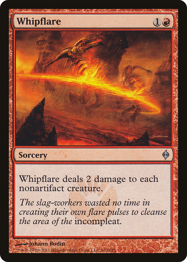 Whipflare (NPH-102) - New Phyrexia Foil - Premium MTG Single from Wizards of the Coast - Just $20.29! Shop now at Game Crave Tournament Store