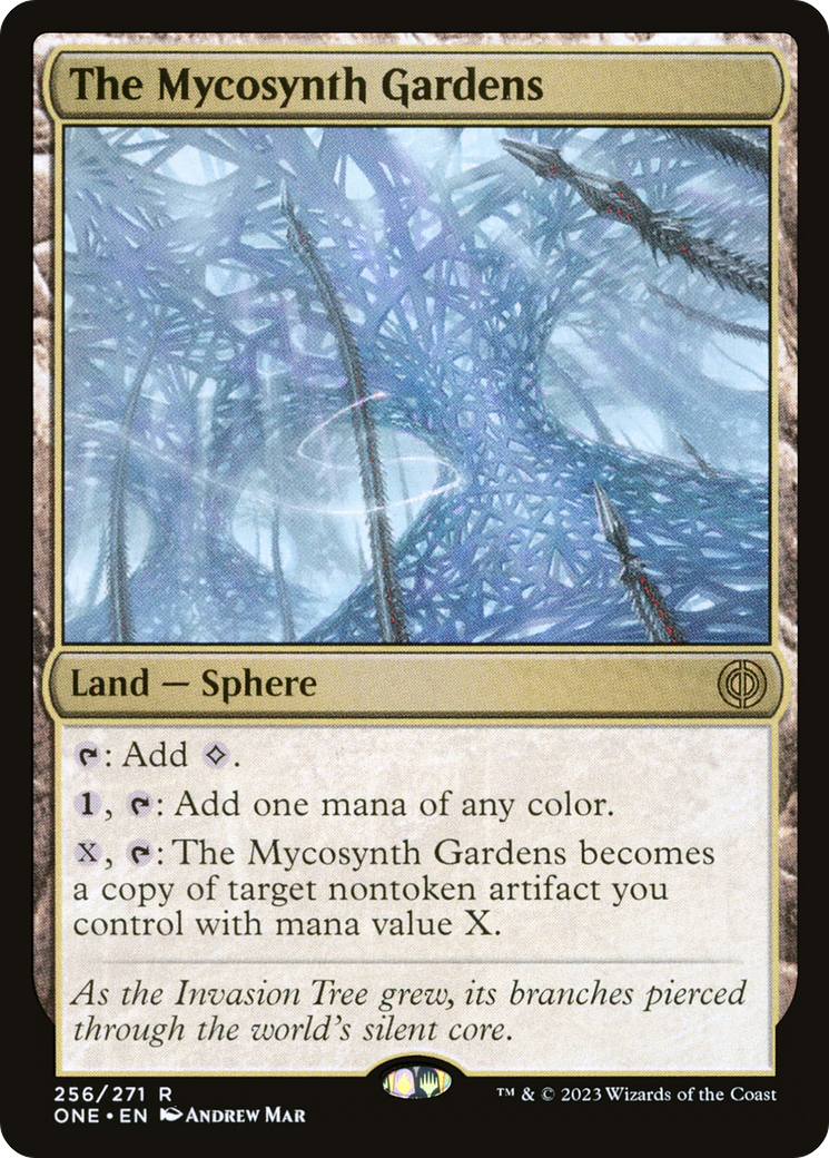 The Mycosynth Gardens (ONE-256) - Phyrexia: All Will Be One - Premium MTG Single from Wizards of the Coast - Just $0.57! Shop now at Game Crave Tournament Store