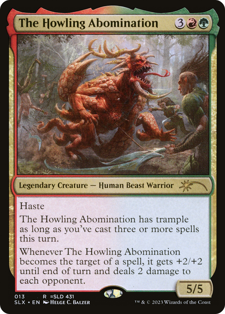 The Howling Abomination (SLX-013) - Universes Within - Premium MTG Single from Wizards of the Coast - Just $0.25! Shop now at Game Crave Tournament Store